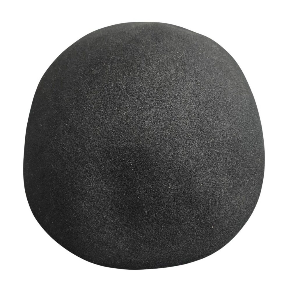 Country Gentleman Black Wool Felt Hat Size Medium Classic Style - Picture 2 of 8